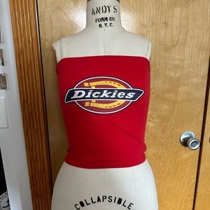 Red Dickies Tube Top
